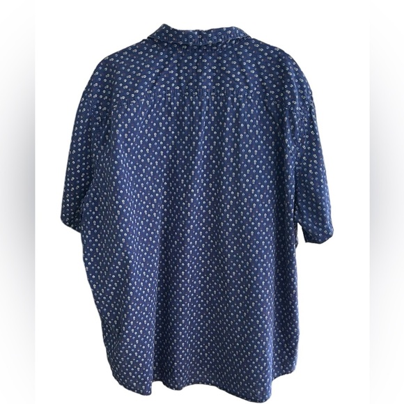 Levi Short Sleeve Button Down Men’s Shirt with Tiny Cactus Print Size XXL - Picture 2 of 7